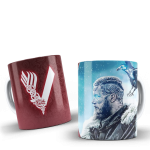 Viking Temalı Baskılı Kupa Bardak - 04